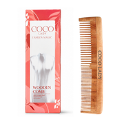 Dual Teeth Wooden Comb