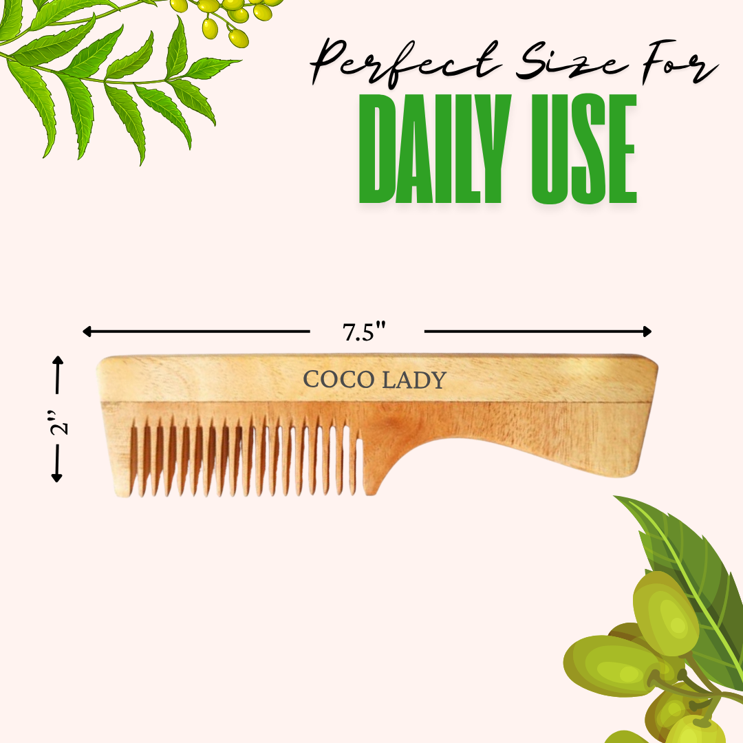 Handle Wooden Comb